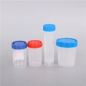 30ml 40ml 60ml 100ml 120ml jednorázové sterilní nádoby na moč a stolici/šálek na vzorek se lžičkou/bez lžičky